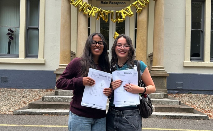 Latest News » Celebrating GCSE Success at Leicester High School for Girls